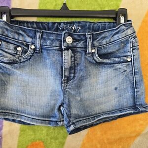 Trendy Blue Denim Kids Shorts